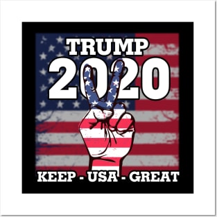 Trump 2020 keep USA Great Posters and Art
